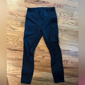 black fabletics leggings